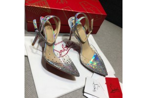 Christian Louboutin film drill sandal series Symphony Silver